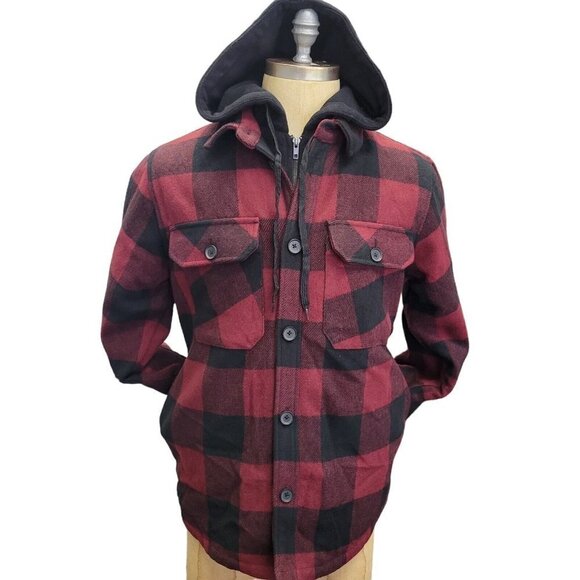 HEDGE Sherpa Plaid Jacket Men's. Size XL. New With Tags $162 - Picture 6 of 9